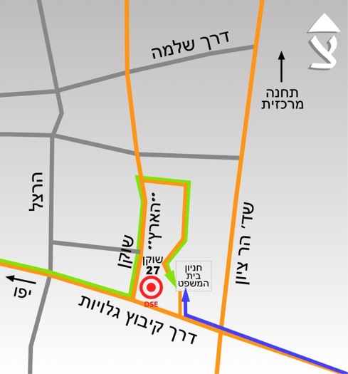 hebrew map